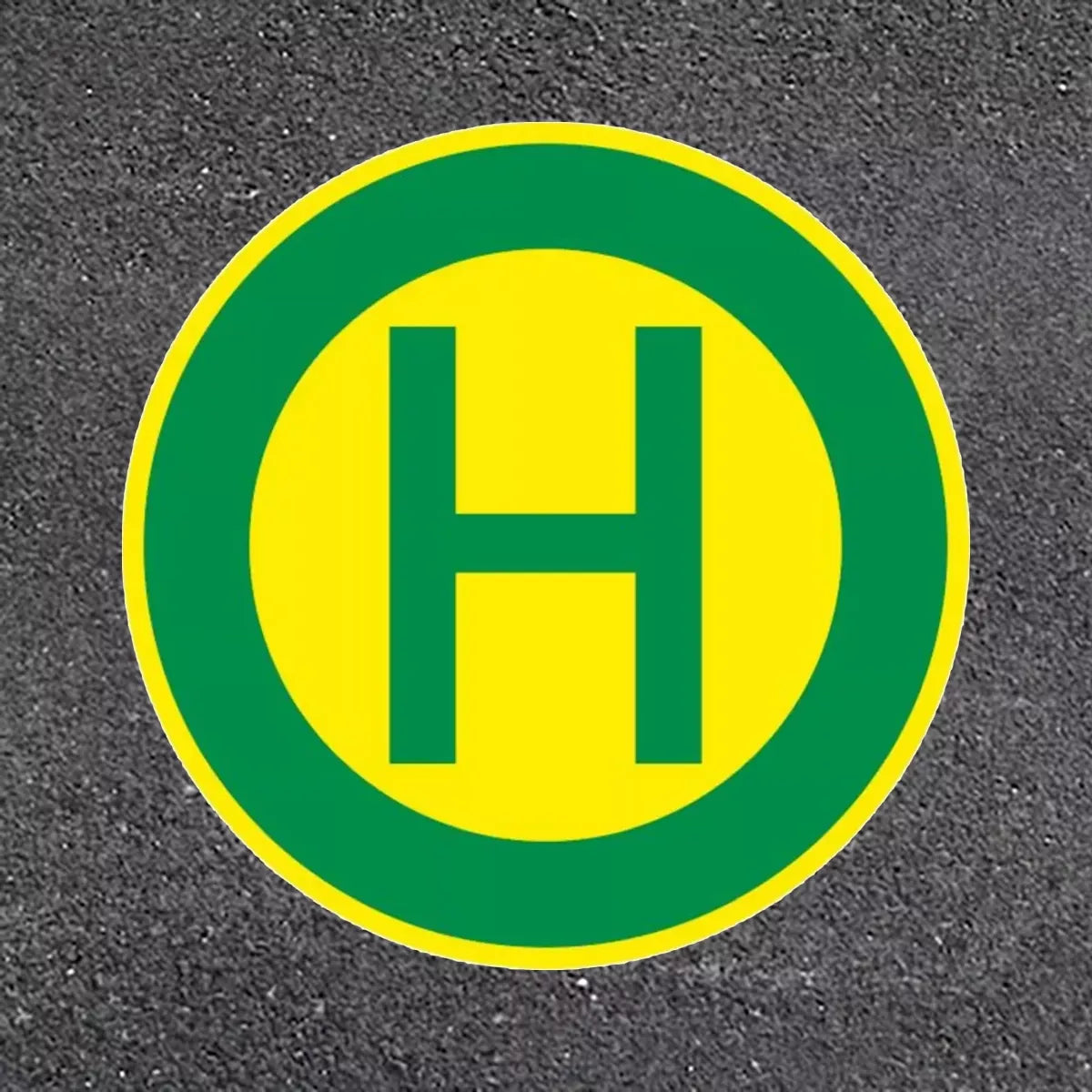 PREMARK ™ Farbige Fahrbahnmarkierung, VZ224, Haltestelle, 4000x2000 – VPE 1 Stück
