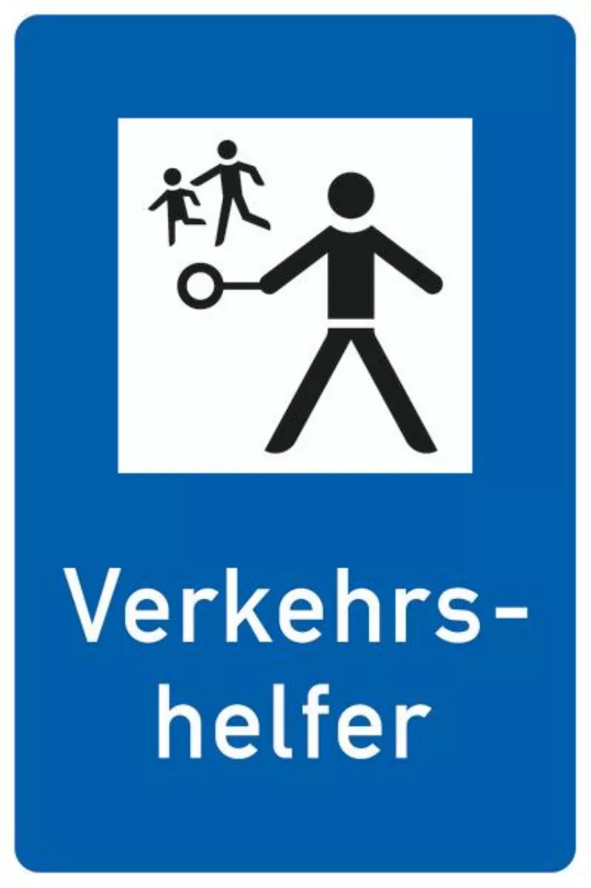 Verkehrszeichen VZ356 Verkehrshelfer