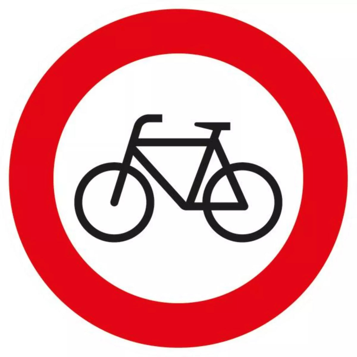 Verkehrszeichen VZ254 Verbot für Radverkehr