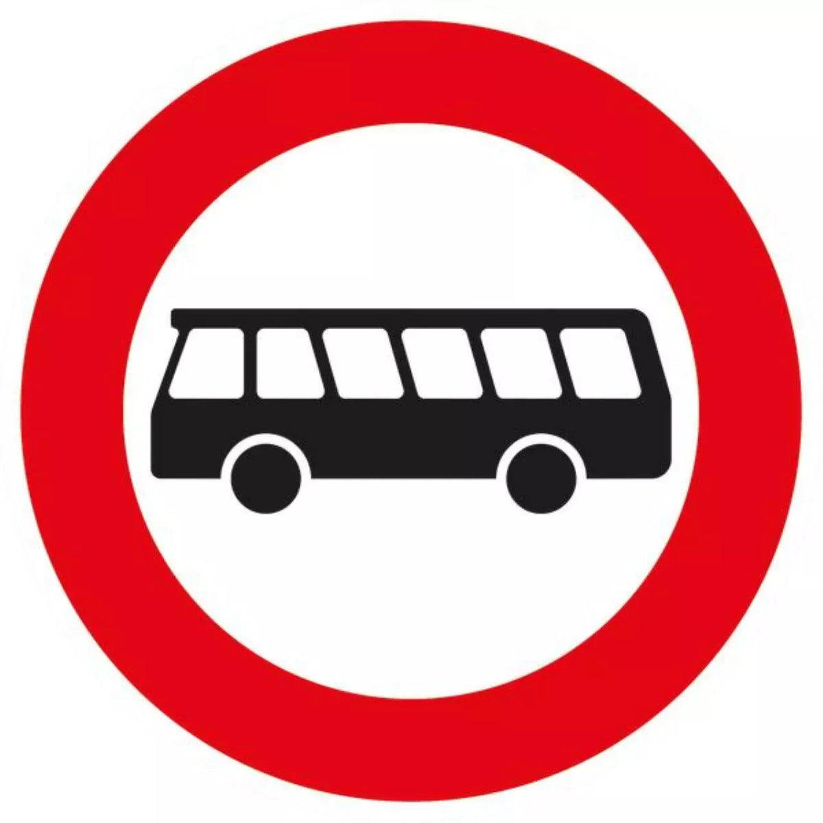 Verkehrszeichen VZ257-54 Verbot für Kraftomnibusse