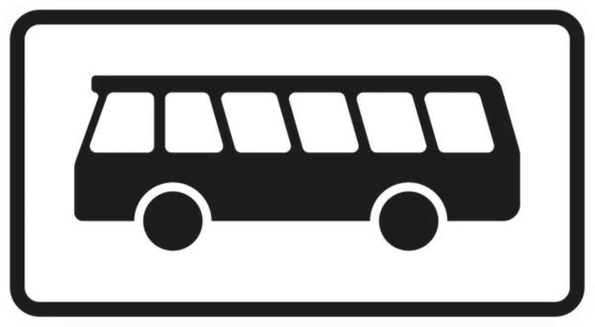 Verkehrszeichen VZ1010-57 Kraftomnibus