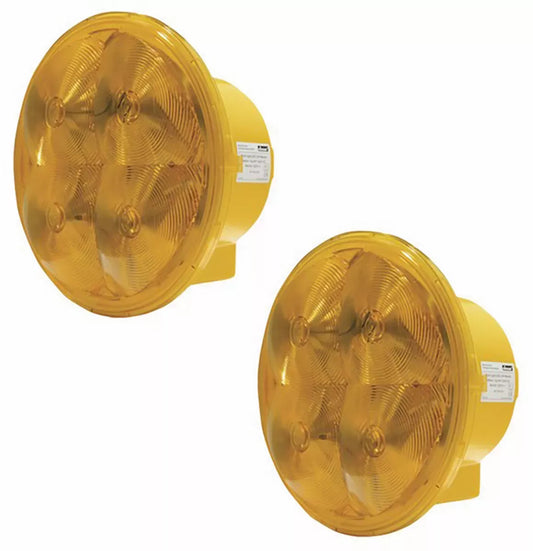 Zweifach-Lichtwarnanlage Multi-Light 340 LED Flash L9H, 12/24 V, mit Halter, 5 m Anschlusskabel und Akkuclips