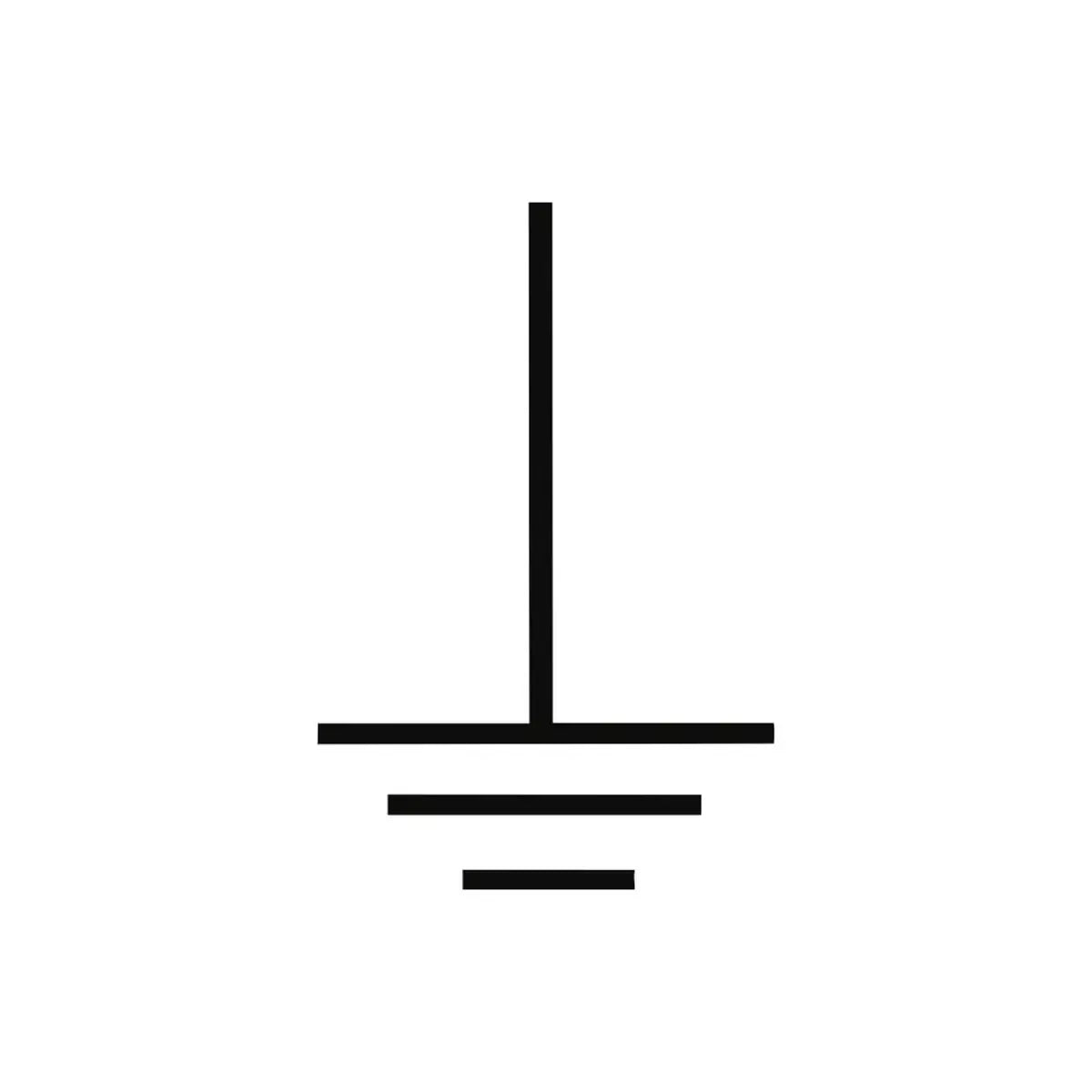 Erde, Symbolschild, IEC 60417