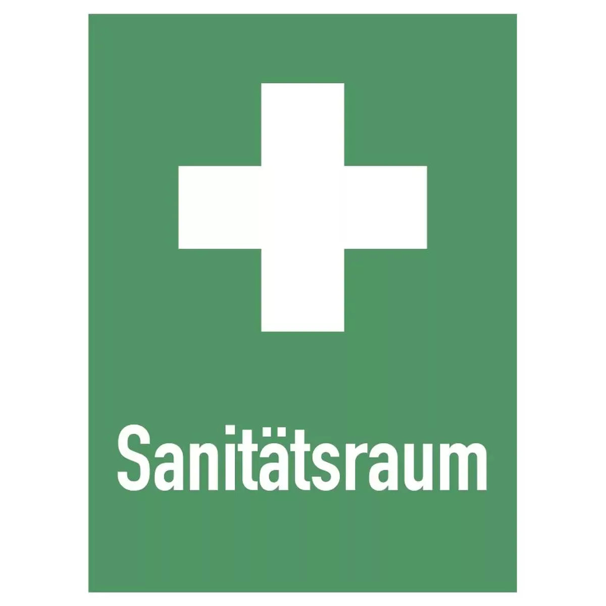Sanitätsraum, Kombischild, ISO 7010