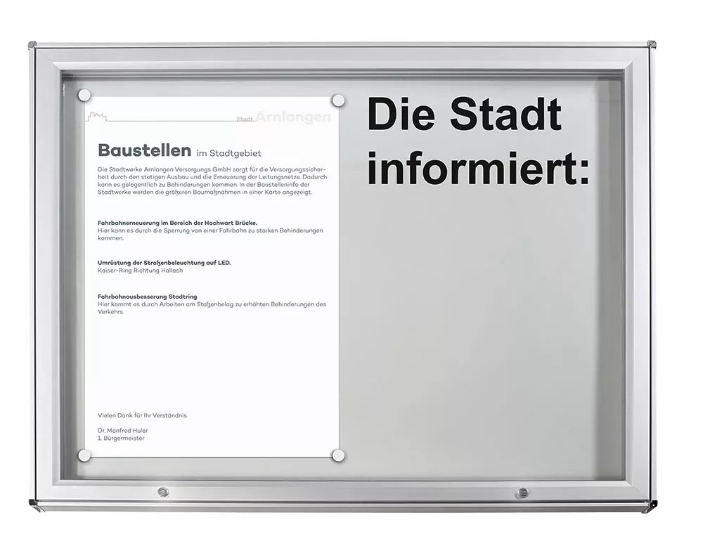 Schaukasten Modell A, 24 x A4