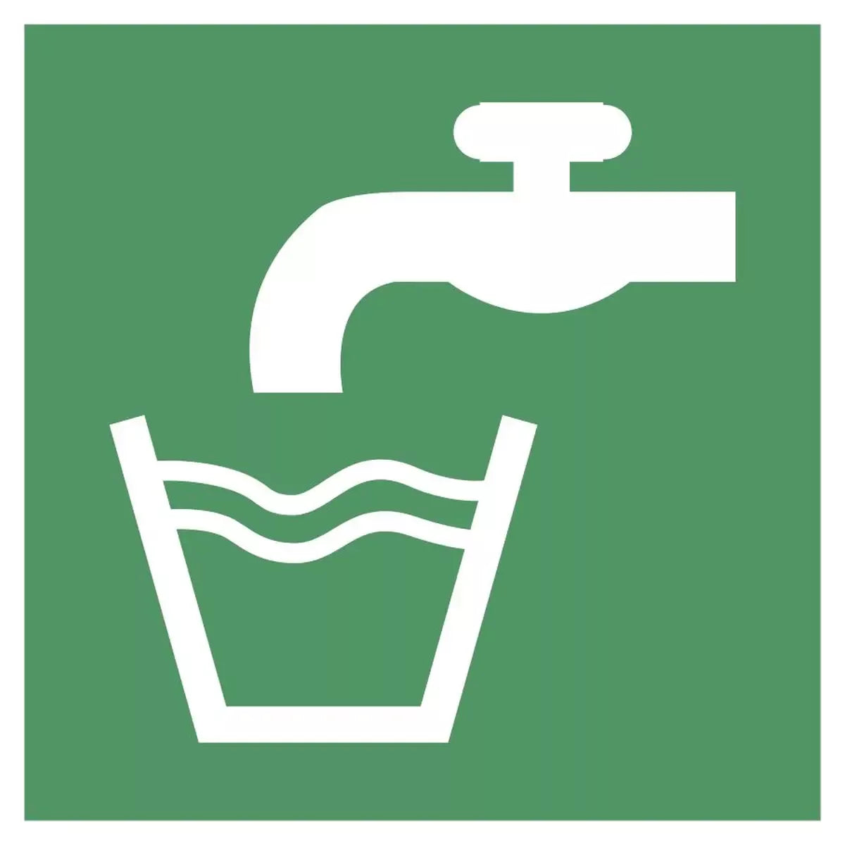 Trinkwasser, Symbolschild, ISO 7010