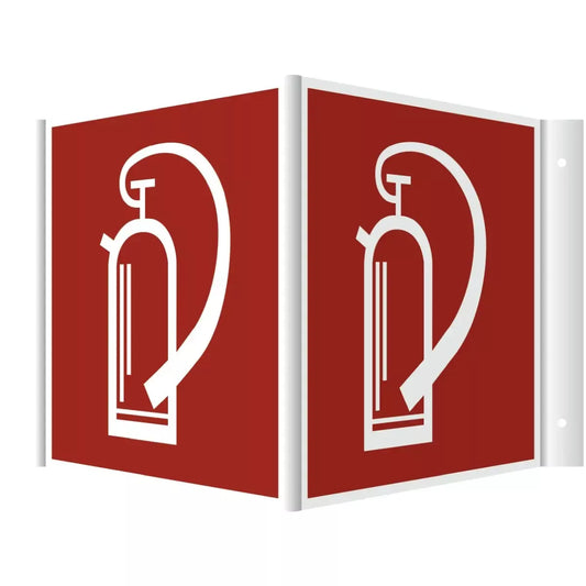 Winkelschild Feuerlöscher, Symbolschild, BGV A8